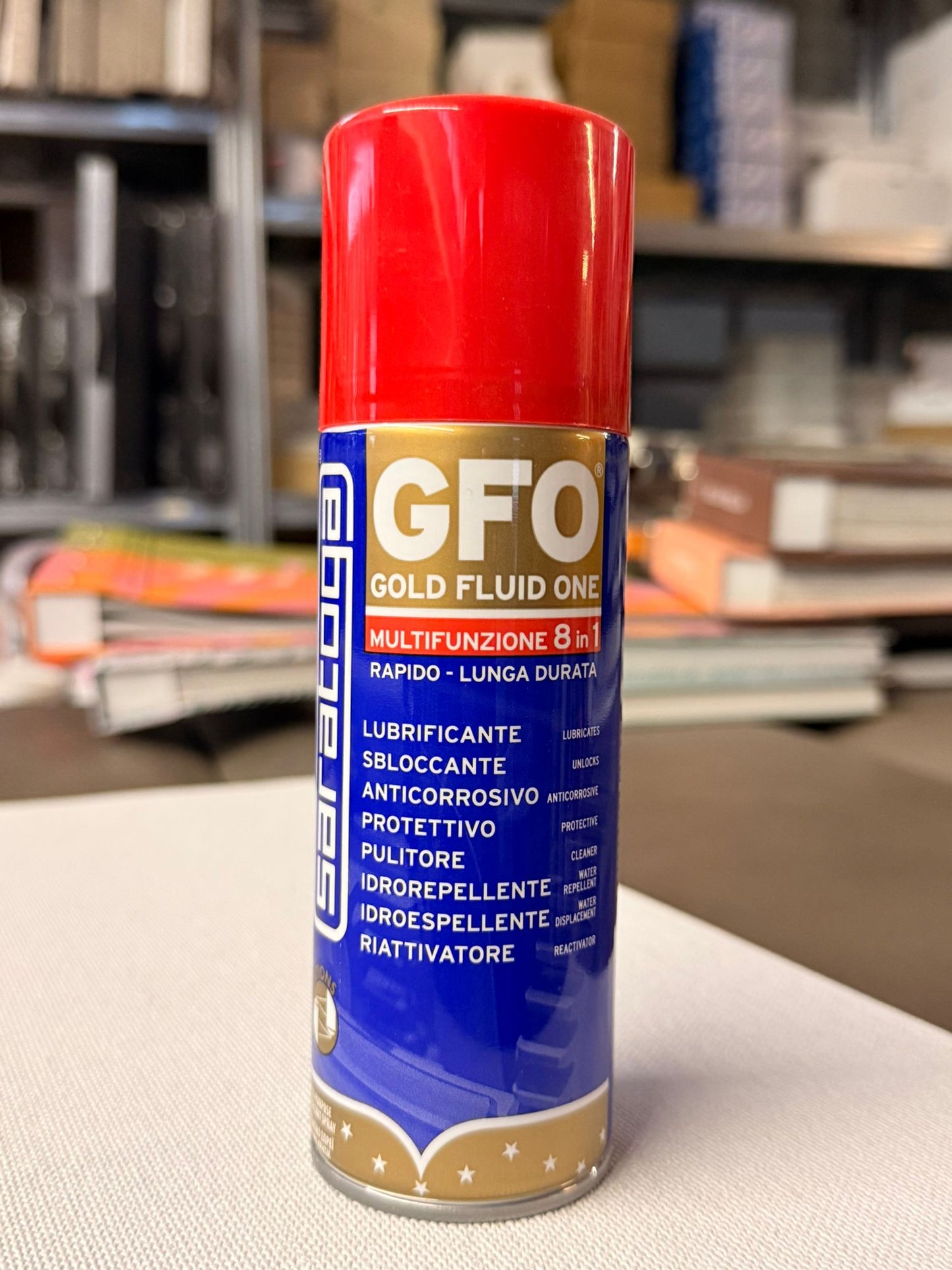 LUBRIFICANTE MULTIFUNZIONE 8 IN 1 GFO SARATOGA 200ML.