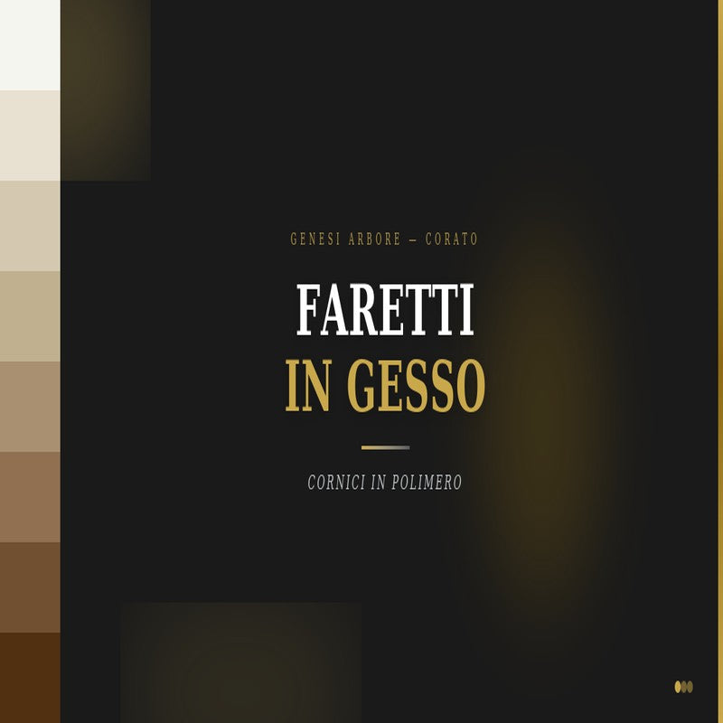Faretti in Gesso e Cornici in Polimero