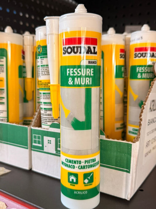 SILICONE ACRILICO VERNICIABILE SOUDAL