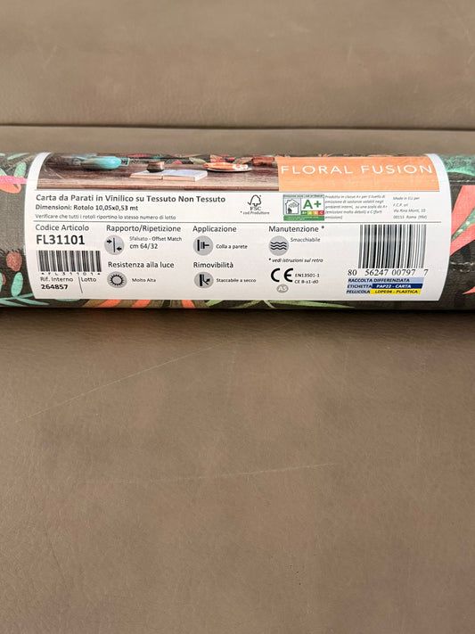 Carta da parati FLORAL FUSION